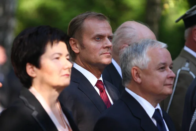 Hanna Gronkiwicz-Waltz przypomina, że jej rodzina odzyskała kamienicę za stołecznej kadencji Lecha Kaczyńskiego (na zdjęciu prezydent Warszawy i ś.p. prezydent Lech Kaczyński)