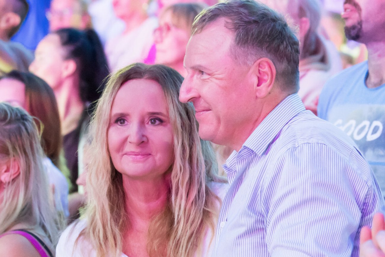 Joanna Kurska z mężem.