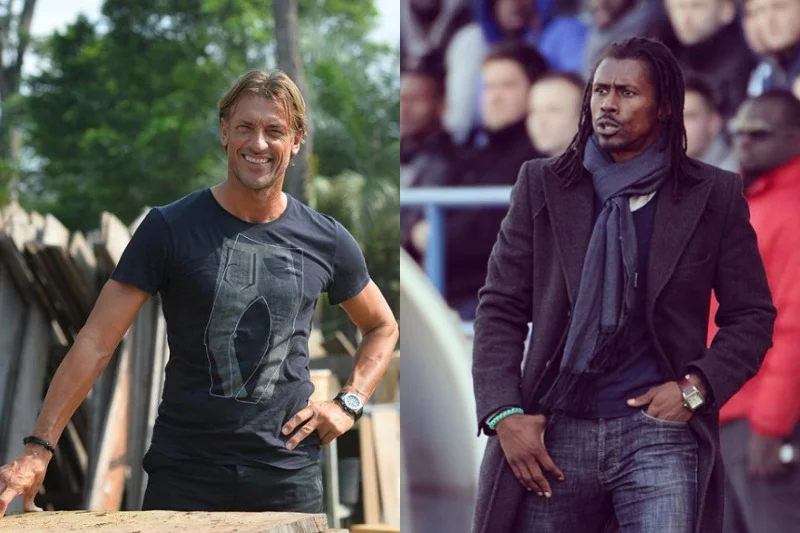 Aliou Cissé i Hervé Renard są świetnymi sportowcami, ale równie dobrze sprawdziliby się w świecie mody