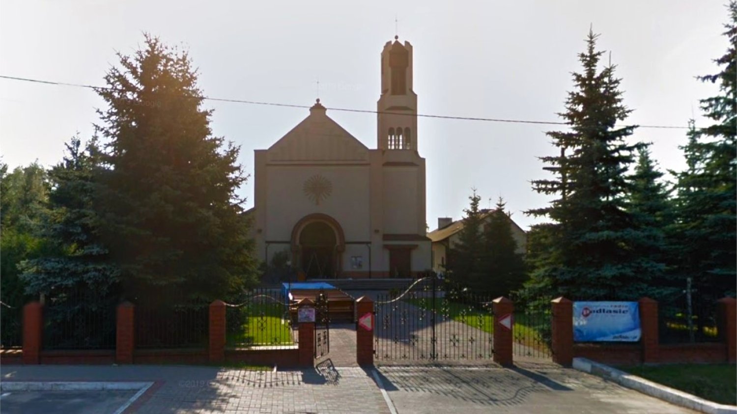 Teren parafii, gdzie doszło do tragedii