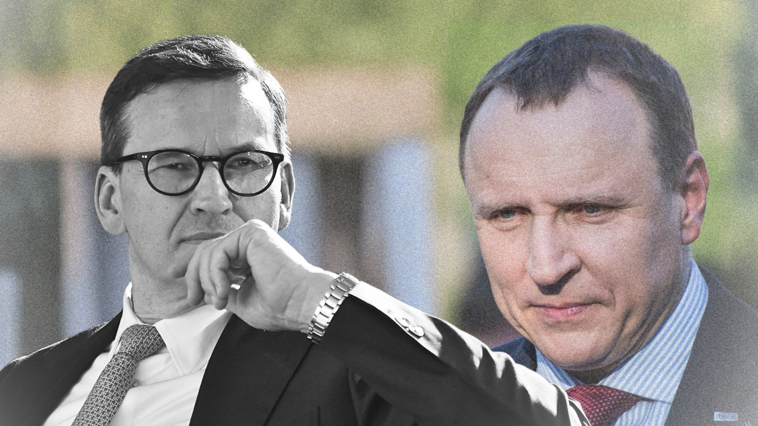 Mateusz Morawiecki odpowiada na atak Jacka Kurskiego i sam nie uderza mocno. Mateusz Morawiecki odpowiada na atak Jacka Kurskiego.