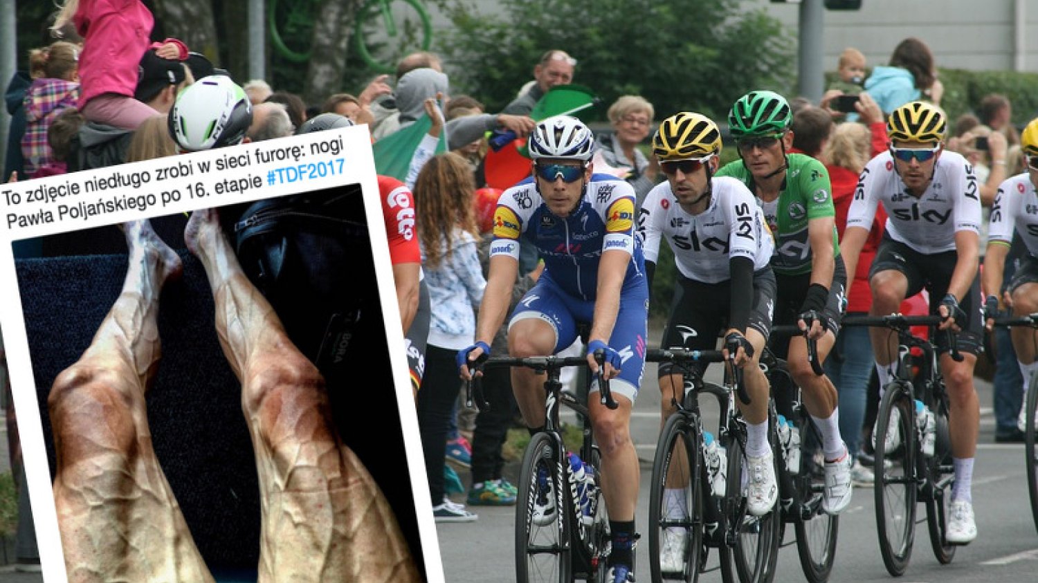 Nogi po ponad 160 kilometrowym odcinku Tour de France wyglądają właśnie tak. Internauci pytają: czy wciąż sport to zdrowie?