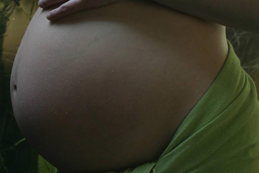 Brzuch kobiety w ciąży