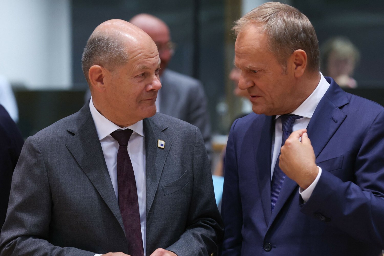 Scholz nagle zwrócił się do Tuska po polsku. Miał ku temu ważny powód.