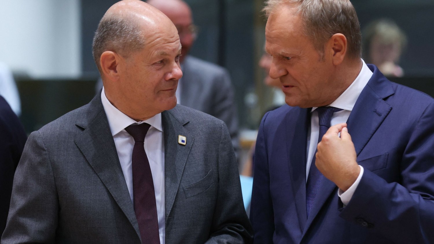 Scholz nagle zwrócił się do Tuska po polsku. Miał ku temu ważny powód.