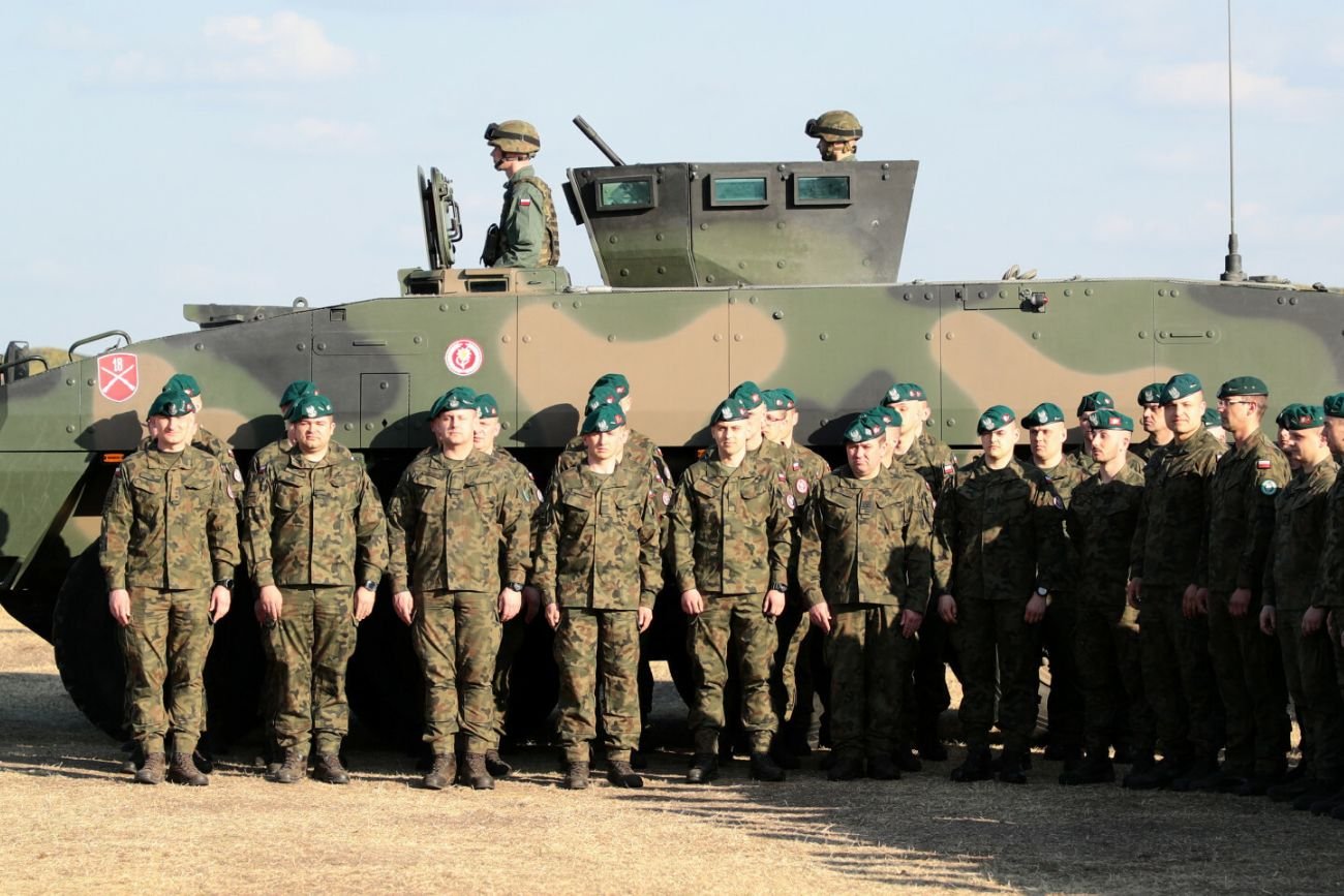 Żołnierze Wojska Polskiego w Rzeszowie.