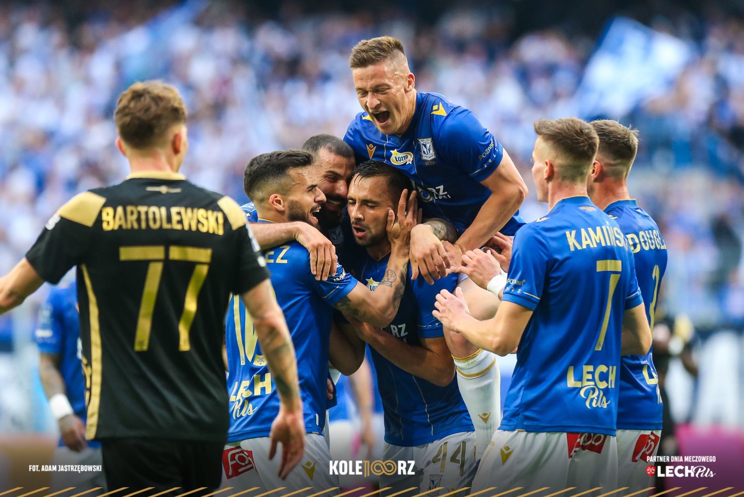 Lech Poznań wywalczył zasłużone mistrzostwo Polski w sezonie 2021/2022