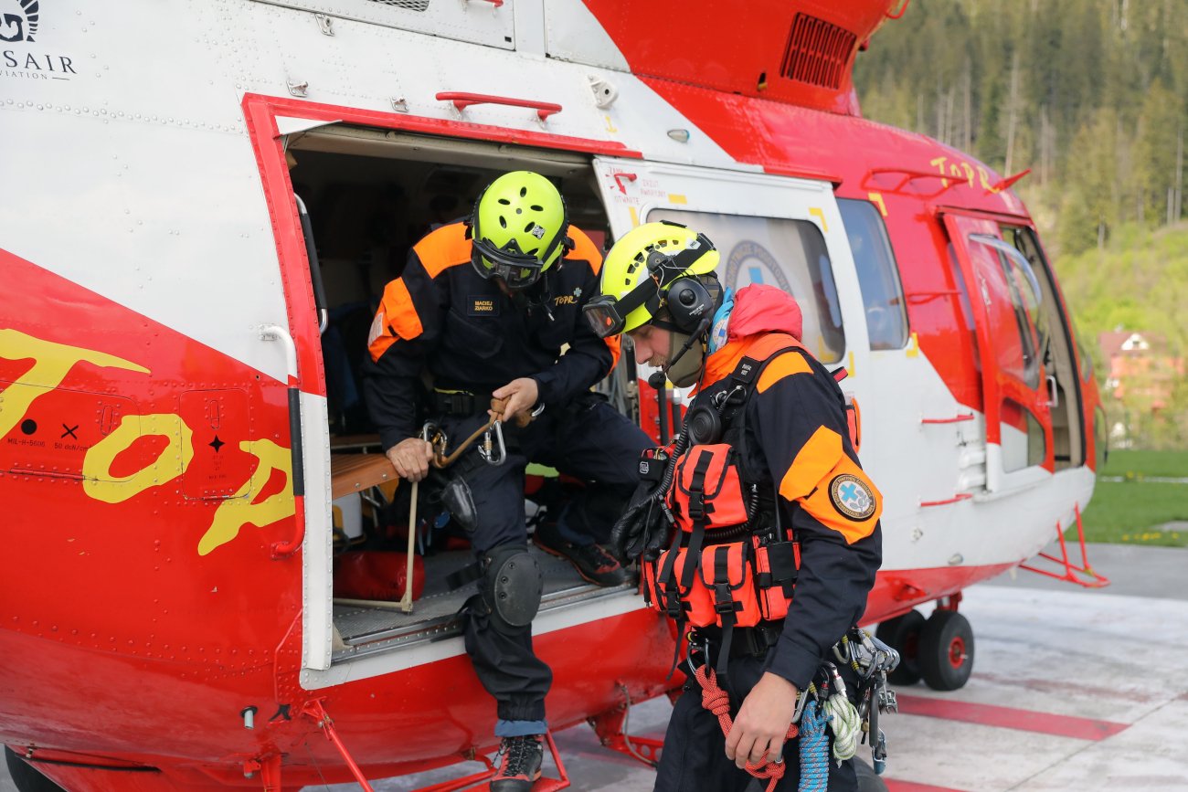 TOPR interweniowało w Tatrach Wysokich ze względu na atak paniki.