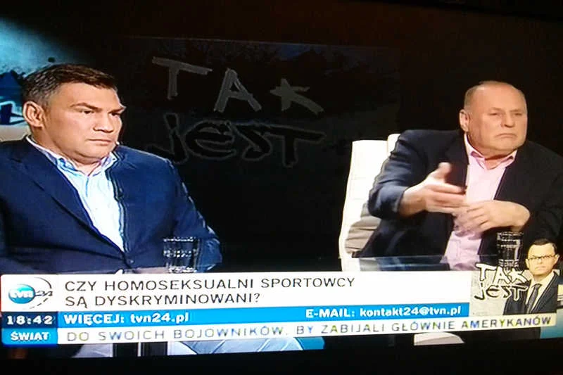 Jan Tomaszewski i Dariusz Michalczewski spierali się o pary homoseksualne.