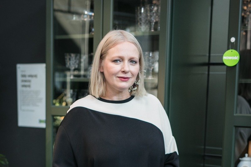 Kasia Nosowska na premierze najnowszego katalogu IKEA