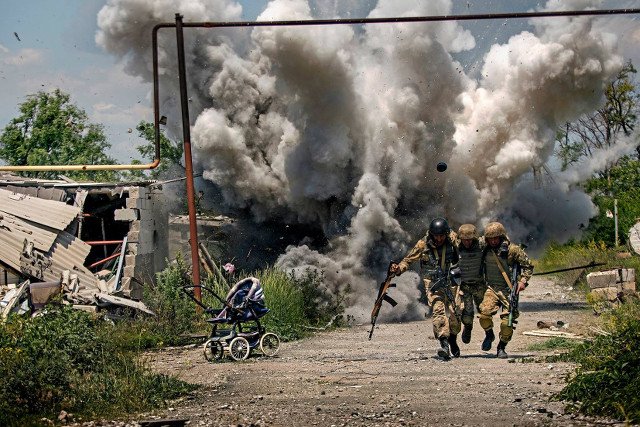 Dmitry Muravsky robił zdjęcia walczącym w Donbasie Ukraińcom.