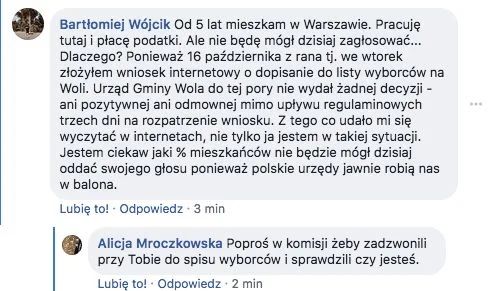 Takie komentarze pojawiły się w mediach społecznościowych