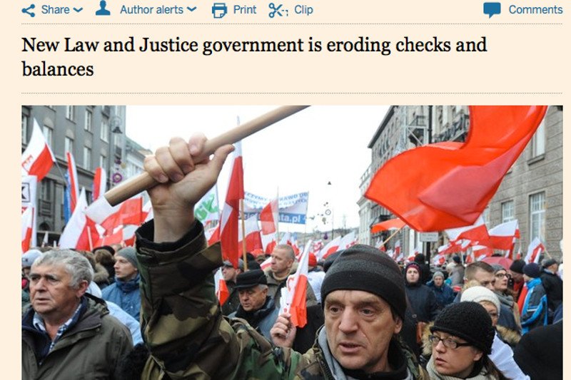 "Financial Times" znów ostro krytykuje PiS.