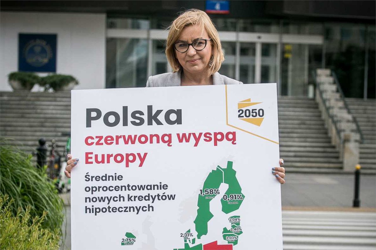 Wiceprzewodnicząca partii Polska 2050 Paulina Hennig-Kloska.