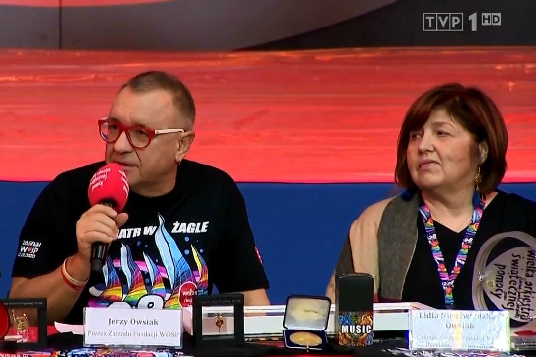 W "Wiadomościach" TVP dowiedzieliśmy się, że Jerzy Owsiak odsuwa odpowiedzialność za śmierć Adamowicza