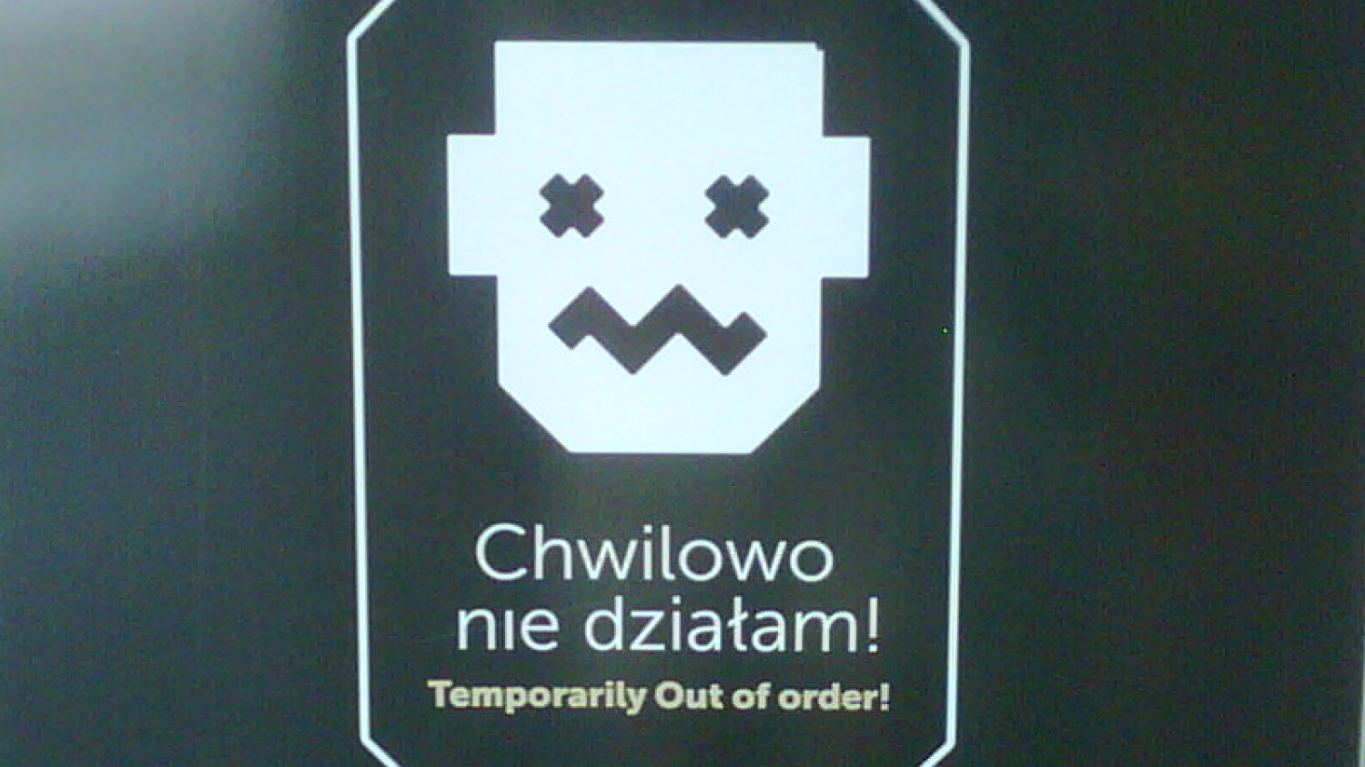 Plansza informacyjna z Centrum Nauki Kopernik