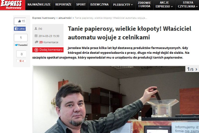 Jarosław Mela będzie walczył z łódzkimi celnikami.