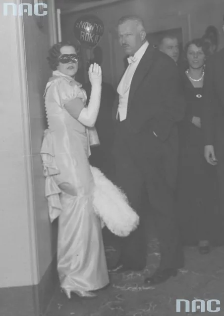 Bal sylwestrowy w Teatrze Wielkim w Warszawie, 1931