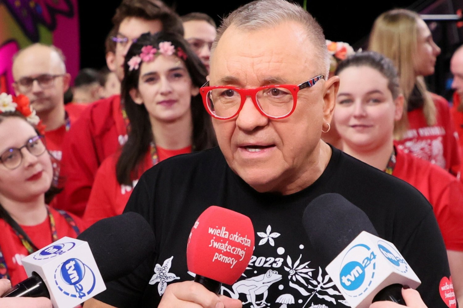 Jerzy Owsiak podczas 31. Finału WOŚP