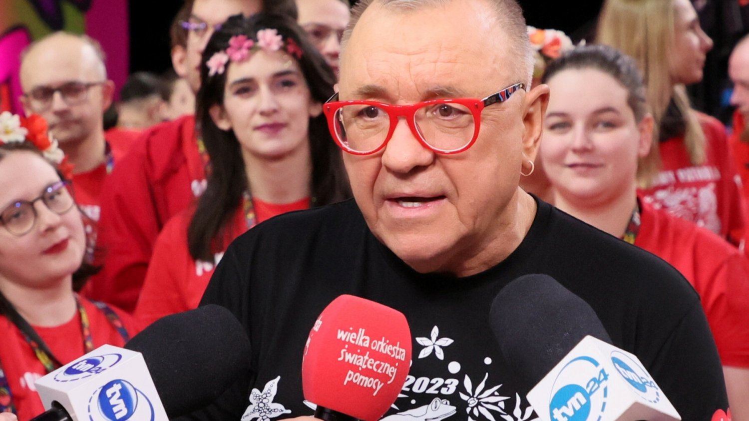 Jerzy Owsiak podczas 31. Finału WOŚP