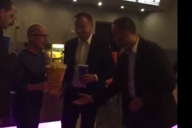 Prezydent Duda poszedł do kina na film "Karbala"