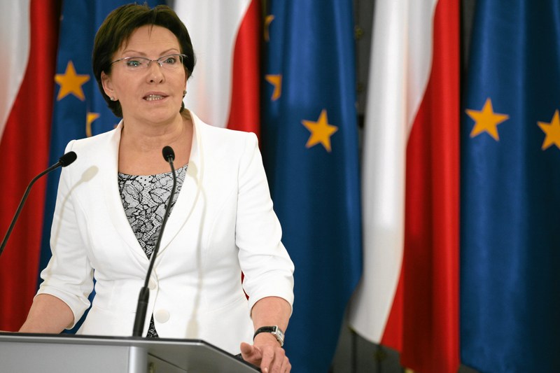 Ewa Kopacz nazwała rzeź wołyńską ludobójstwem.