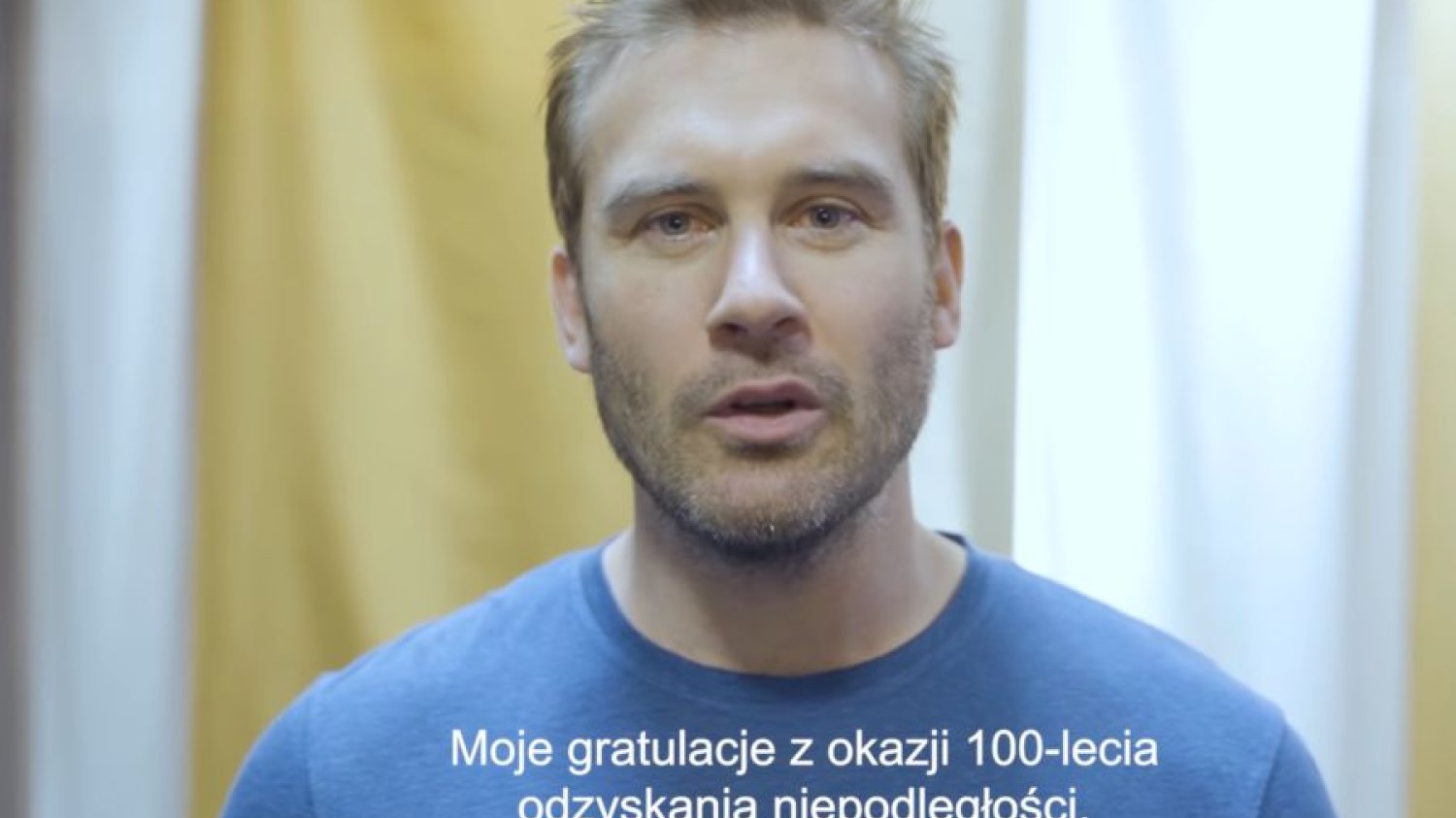 Życzenia Polsce złożył między innymi serialowy Rollo