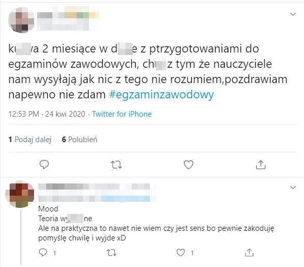 Egzamin zawodowy 2020 budzi emocje.