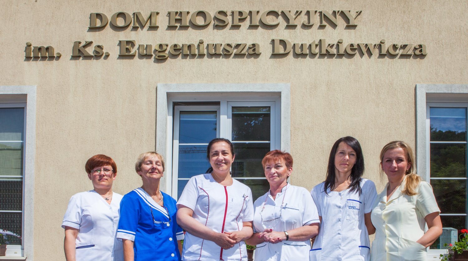 Pielęgniarki z Domu Hospicyjnego im. Ks. Eugeniusza Dutkiewicza
