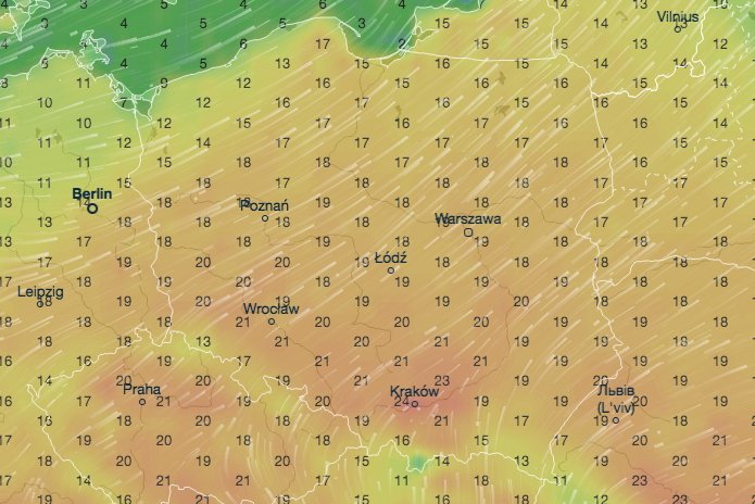 Wiosenna aura coraz bliżej Polski.