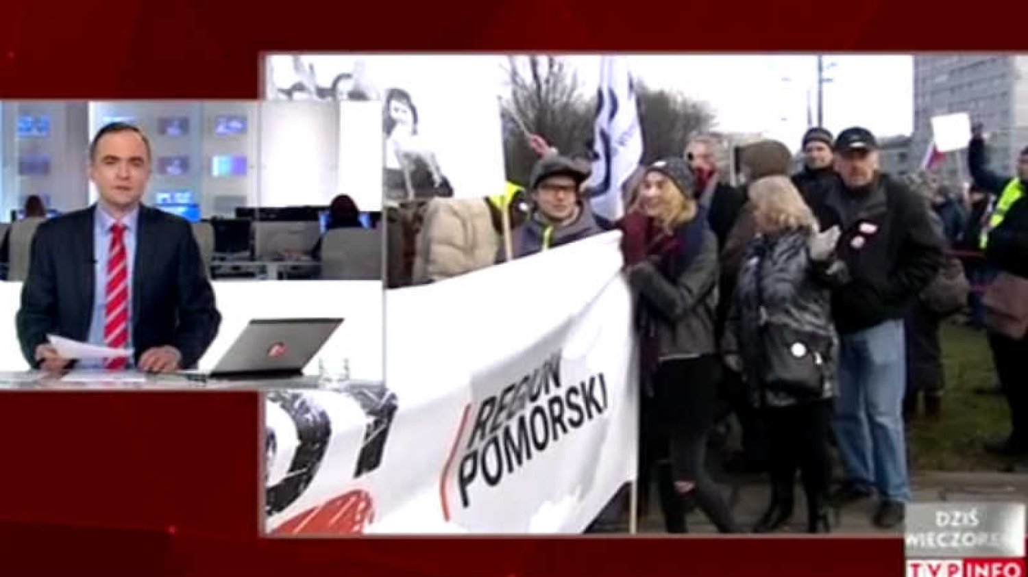 TVP INFO zadbało, by widzowie wiedzieli, co mają myśleć o marszu KOD i Lechu Wałęsie.