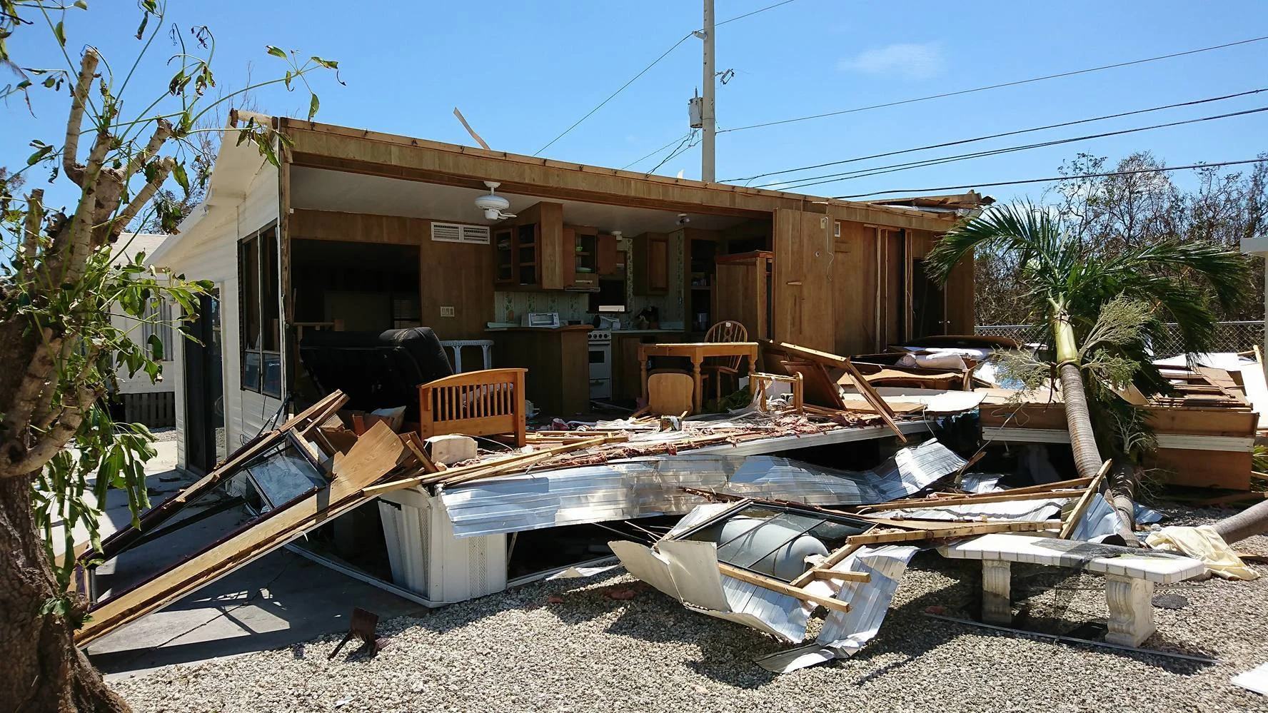 Key West Floryda 2017 po przejściu huraganu Irma