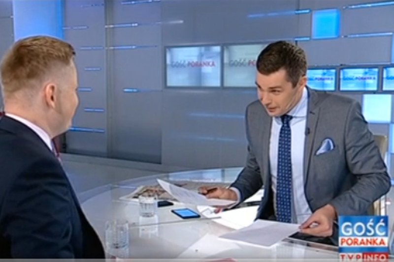 Pamiętacie rozmowę "panie rzeczniku" - "panie rzeczniku" w TVP Info? Mamy zaoranie do kwadratu. Michał Rachoń przeprasza Jakuba Stefaniaka