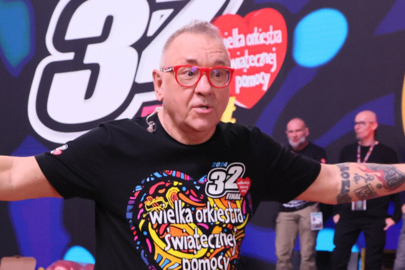 Jurek Owsiak na 32. finale WOŚP