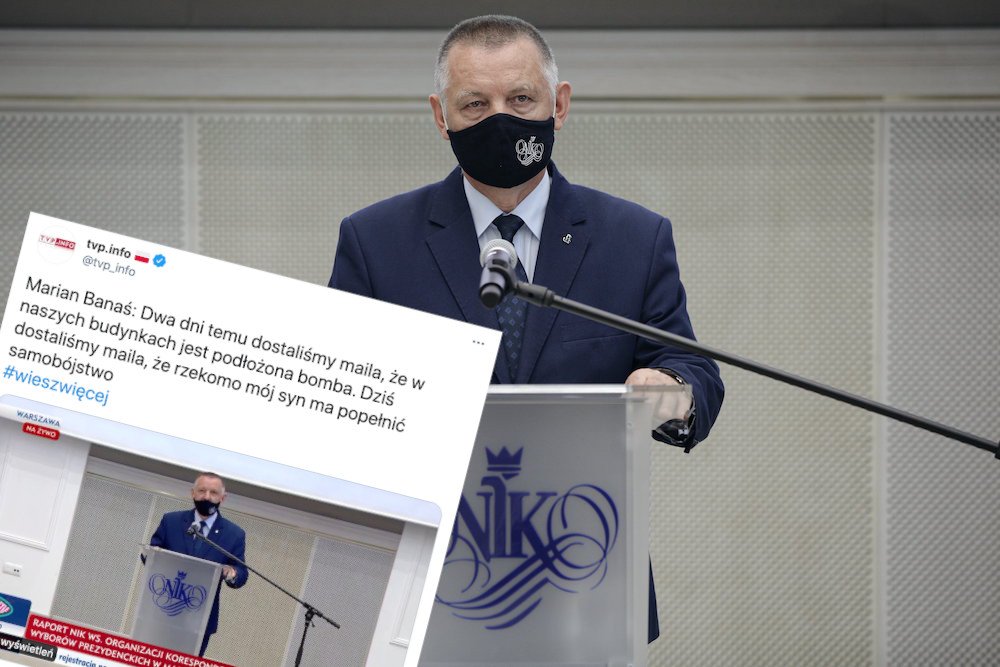 TVP zignorowała konferencję NIK ws. wyborów kopertowych.