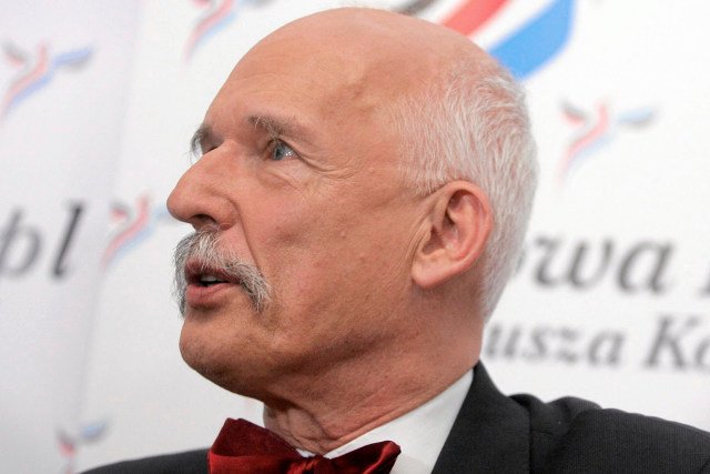 Janusz Korwin-Mikke podkreślił, że spoliczkowanie Michała Boniego było jego "obowiązkiem moralnym"