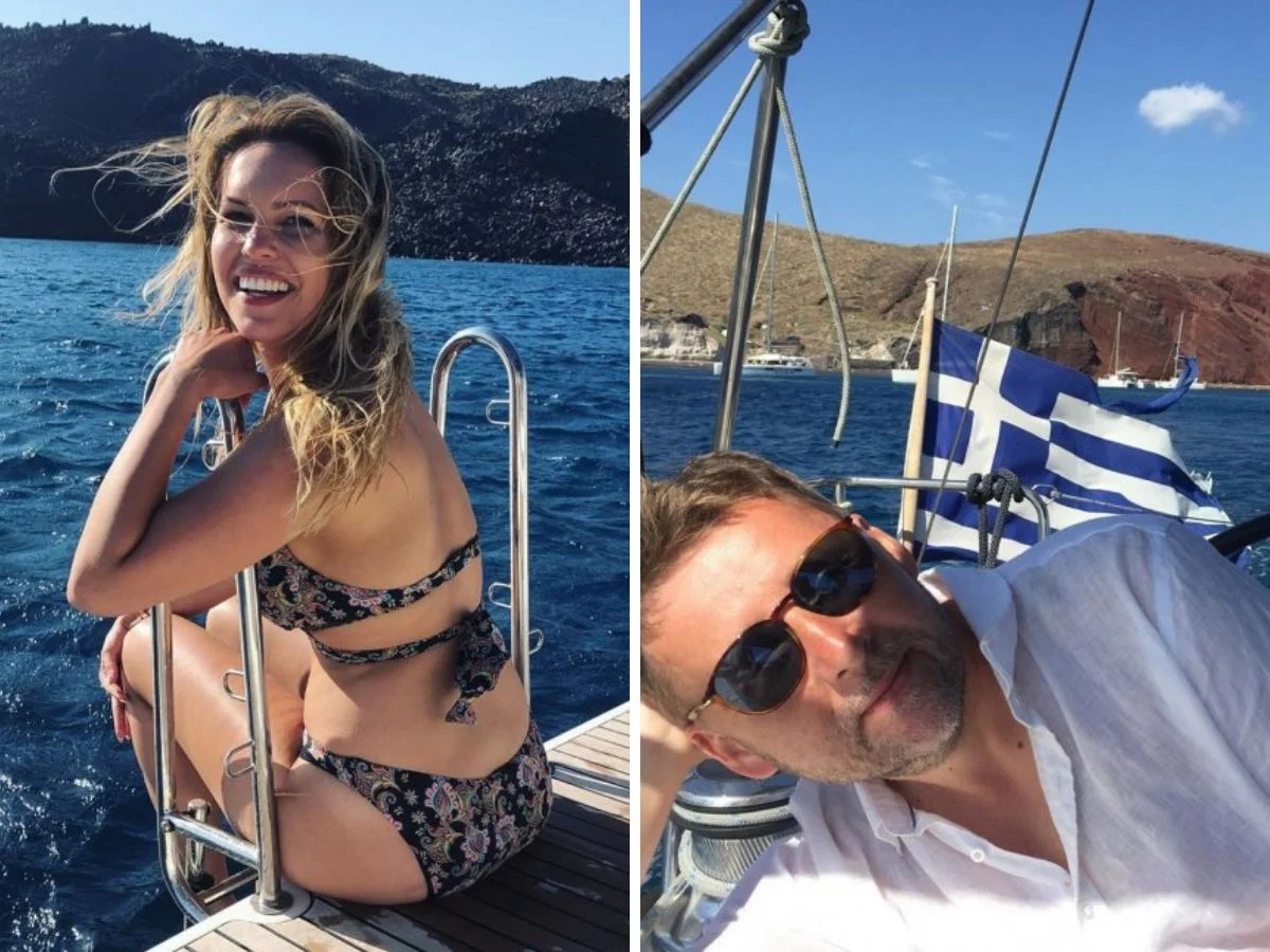 Julia Oleś i Marek Migalski na Santorini w tym samym czasie - przypadek?