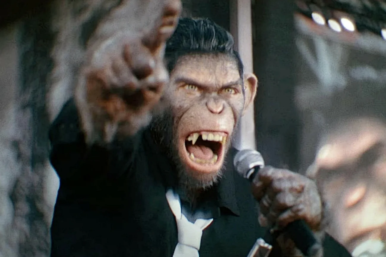 W "Better Man" Robbie Williams jest szympansem. Gdzie obejrzeć film na VOD?