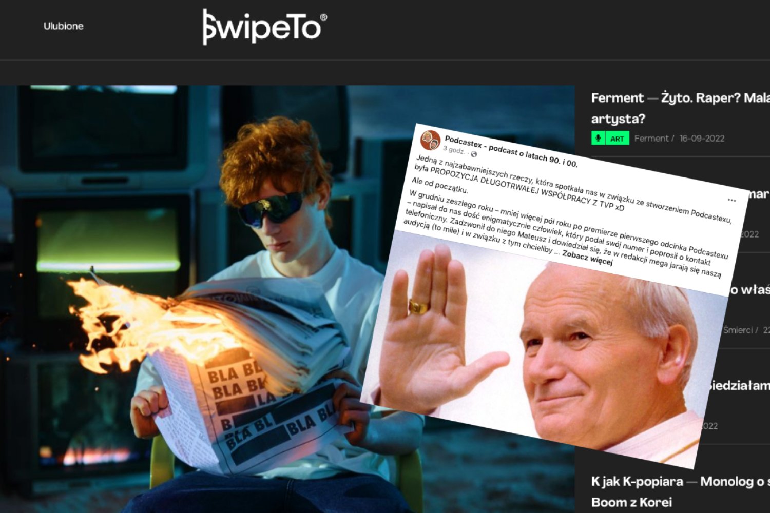 Podcastex - podcast o latach 90. i 00. o propozycji złożonej przez SwipeTo.pl Podcastex - podcast o latach 90. i 00. o propozycji złożonej przez SwipeTo.pl