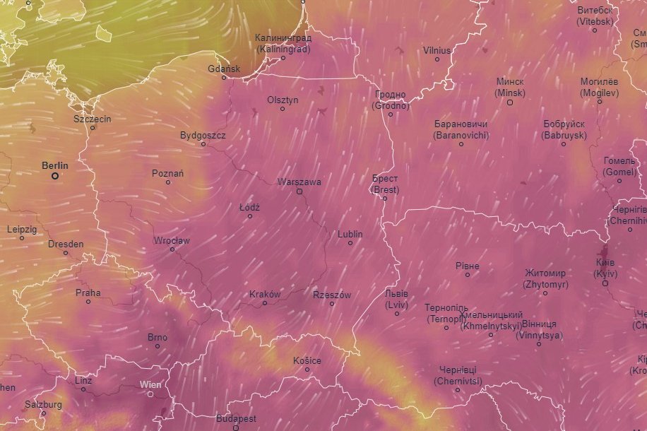 We wtorek będzie upalnie i duszno. Spodziewane są burze, a miejscami burze z gradem.