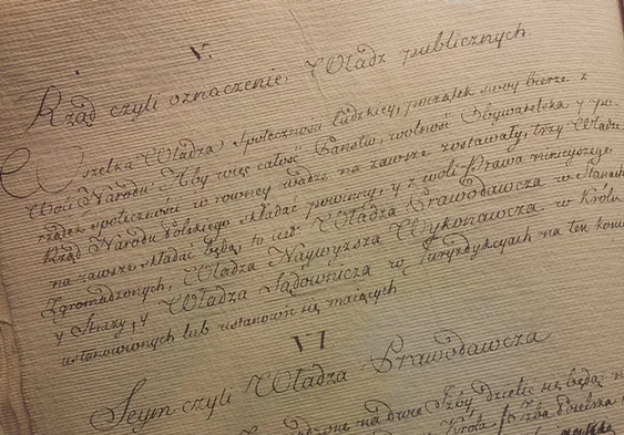 Replika Konstytucji 3 Maja w siedzibie Rady Europy