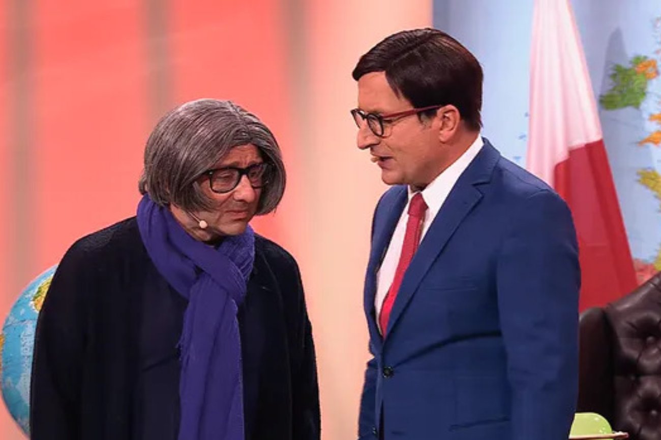 W programie "Kabaret na żywo" zażartowano sobie z Holland i Ziobry.