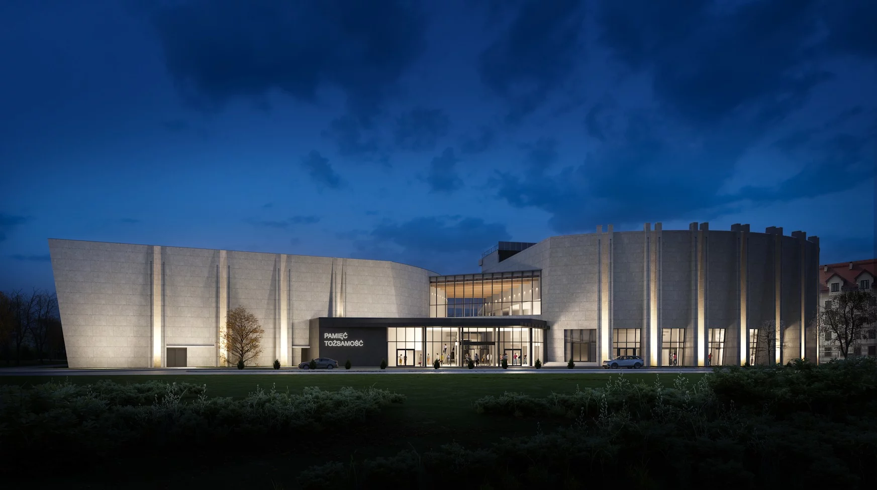 Wizualizacja projektu Muzeum "Pamięć i Tożsamość".
