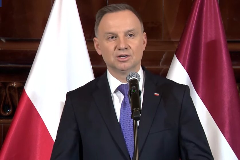 Andrzej Duda w Rydze