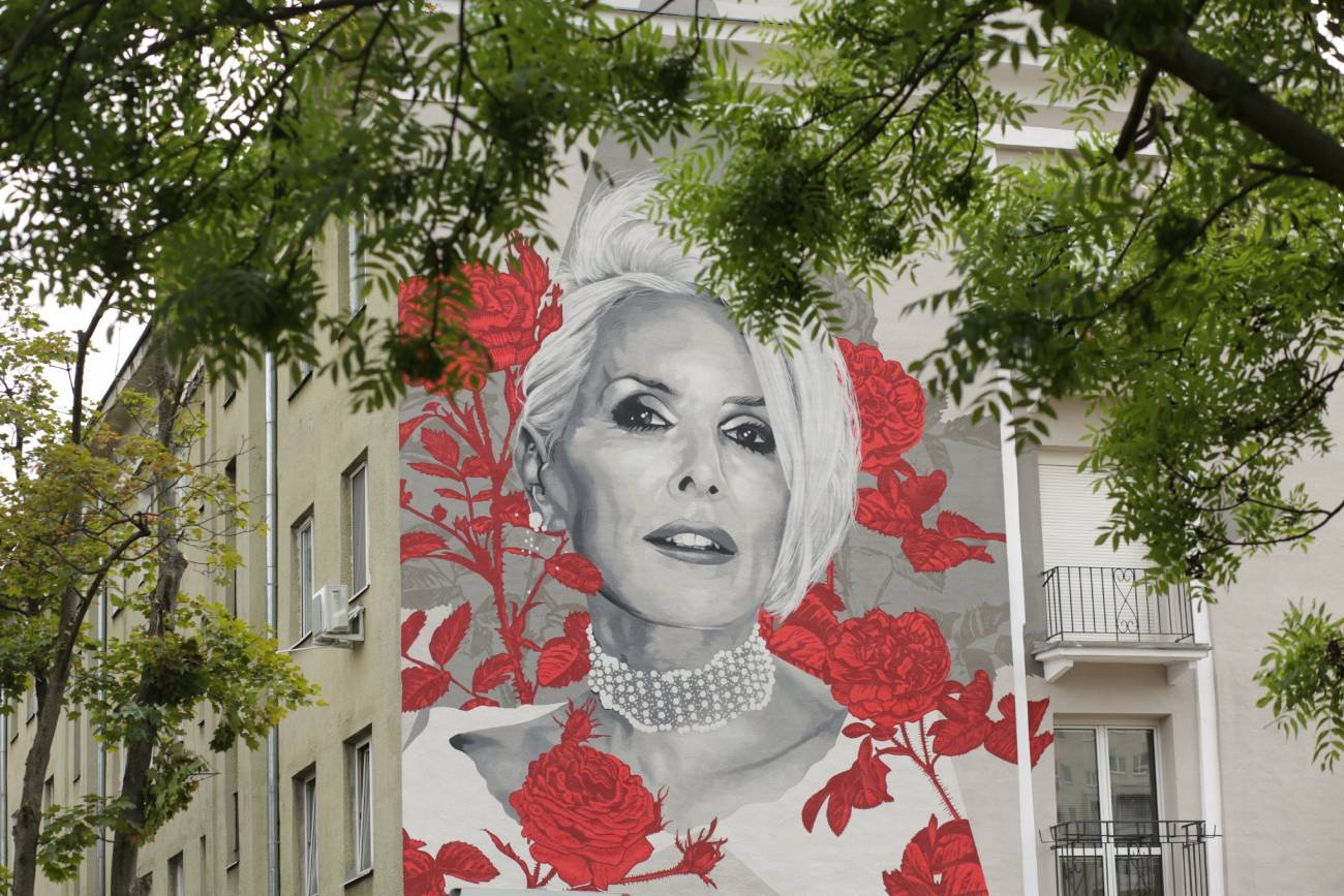 Mural upamiętniający Korę