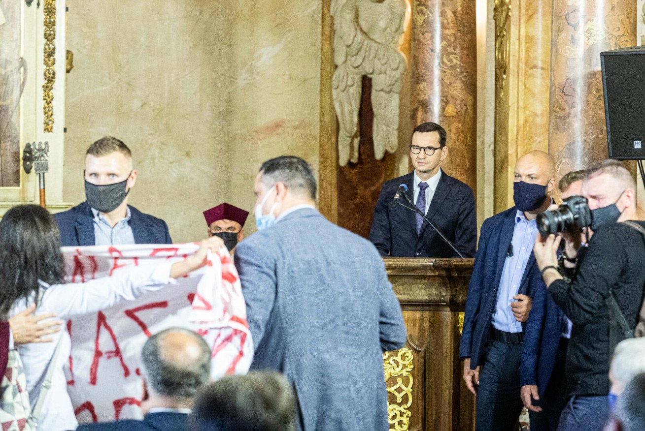 Inauguracja Roku Akademickiego na Uniwersytecie we Wrocławiu z udziałem premiera Mateusza Morawieckiego.