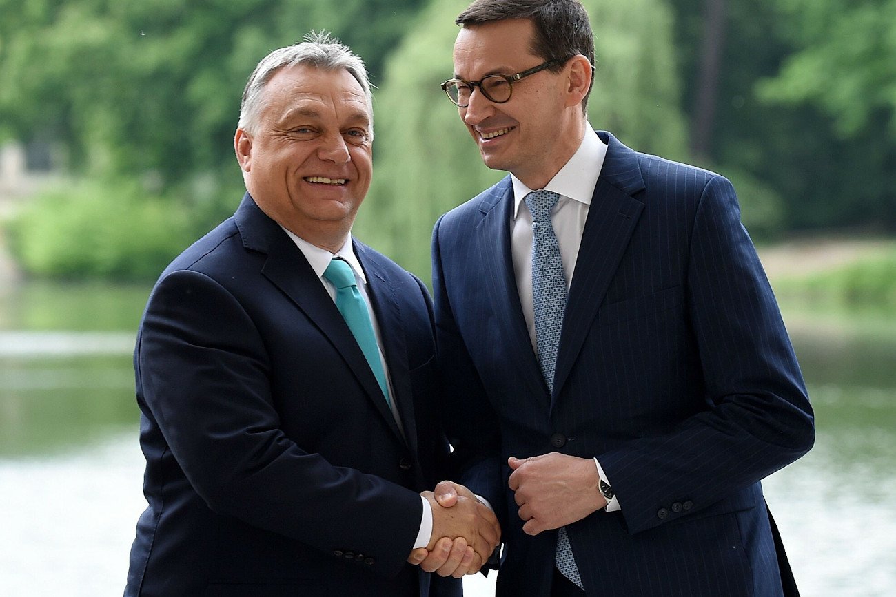 Wizyta premiera Węgier Viktora Orbana w Warszawie, 2018 rok. Z szefem polskiego rządu Mateuszem Morawiecki spotykali się wielokrotnie.