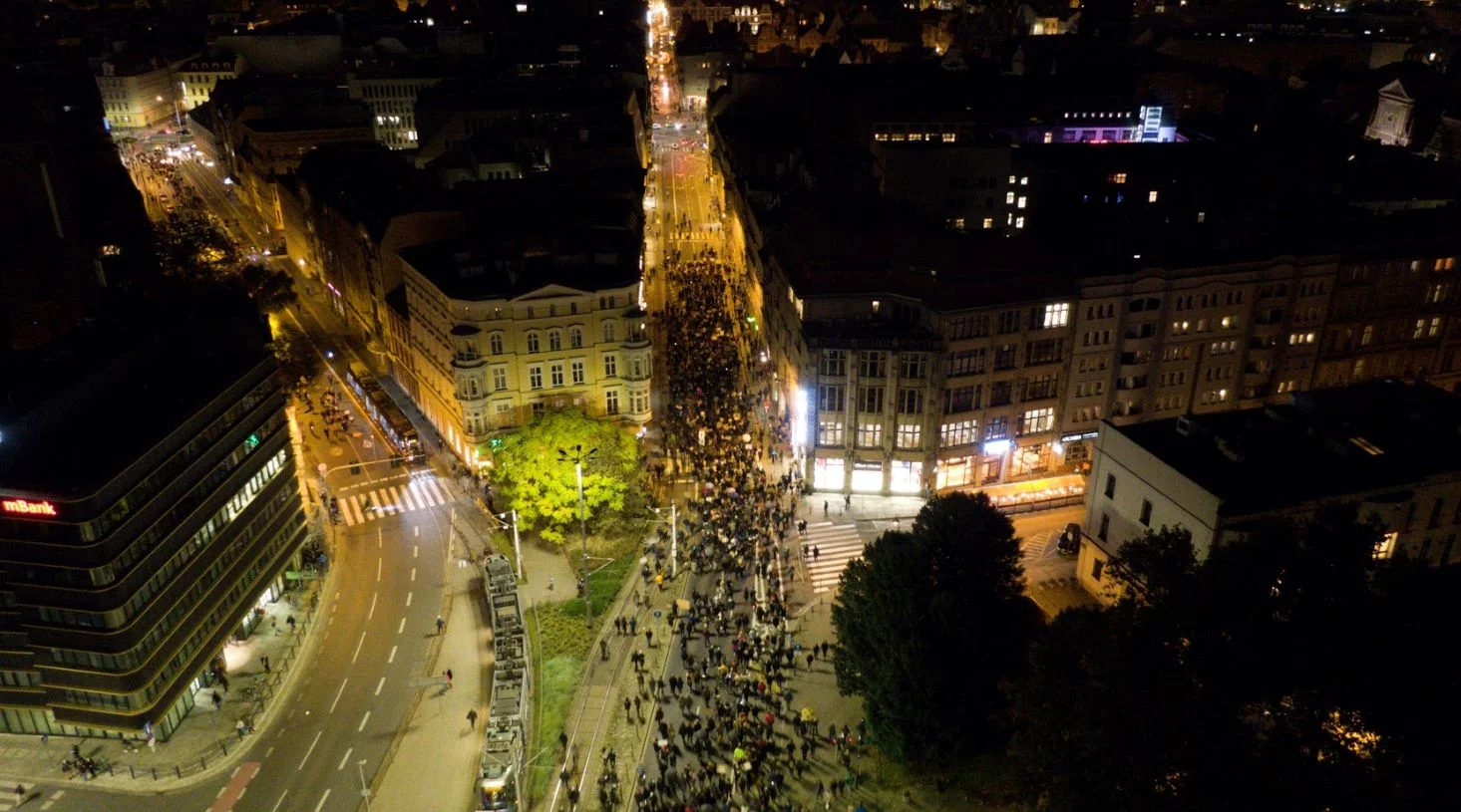 Protesty we Wrocławiu przeciwko zakazowi aborcji po wyroku TK.