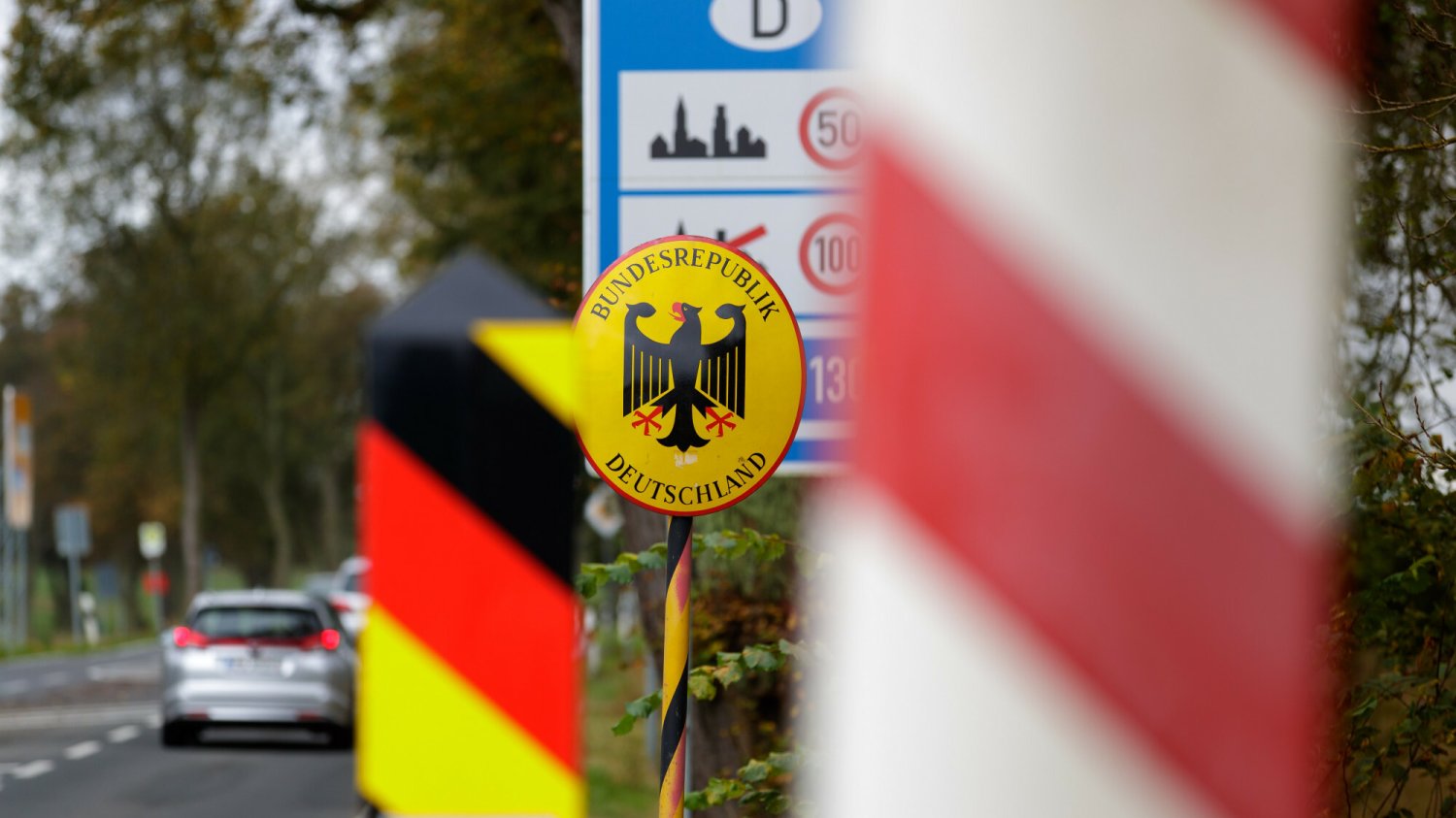 Niemcy ostrzegają przed niebezpiecznymi zjawiskami w Polsce. Granica Niemiec z Polską.