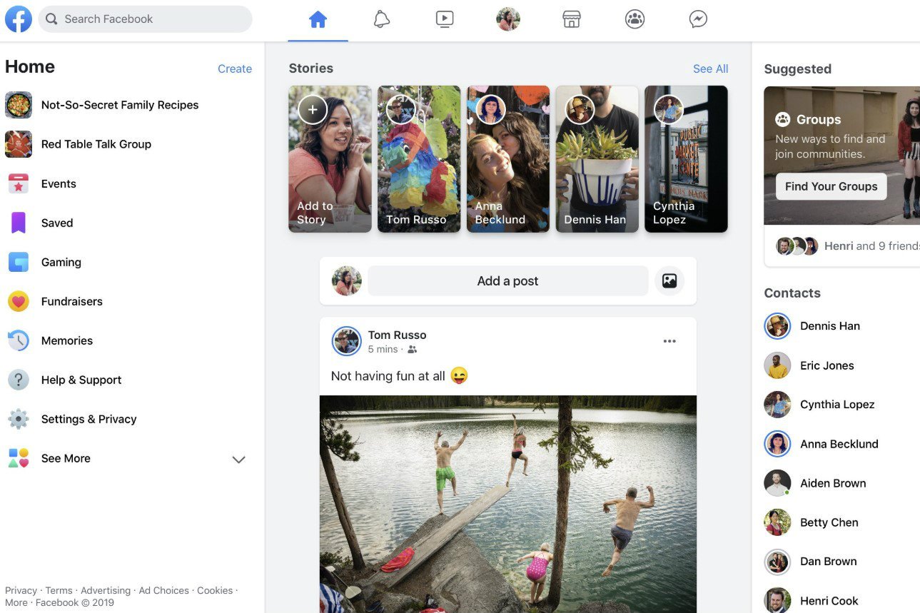 Facebook zaprosił pierwszych użytkowników z Polski do przetestowania wersji testowej nowej strony głównej.